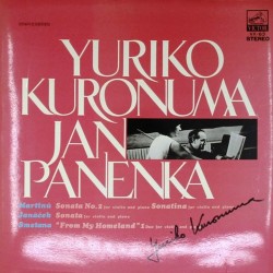 Пластинка Yuriko Kuronuma,violin / Jan Panenka,piano Violin Works of Czechoslovakia